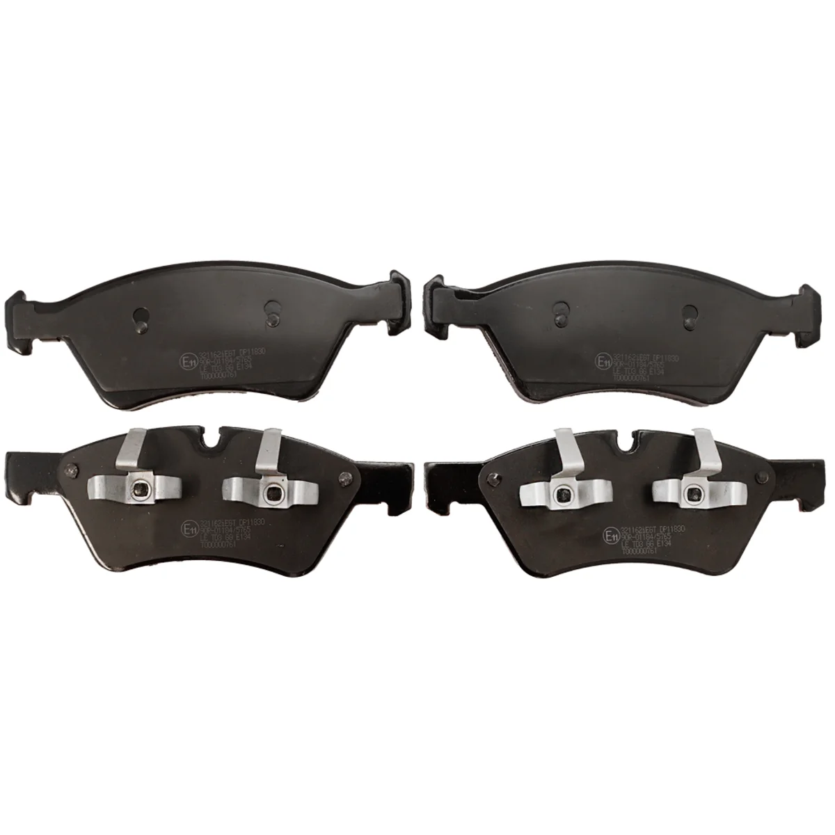 Bremseklossesett, Framaxel