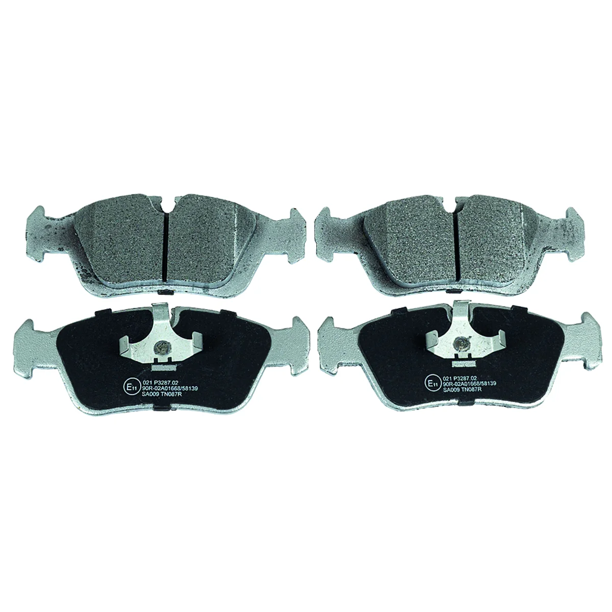 Bremseklossesett, Framaxel