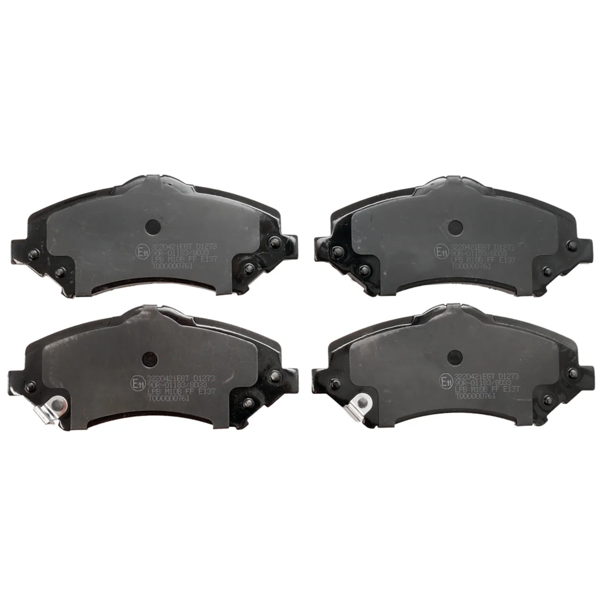 Bremseklossesett, Framaxel