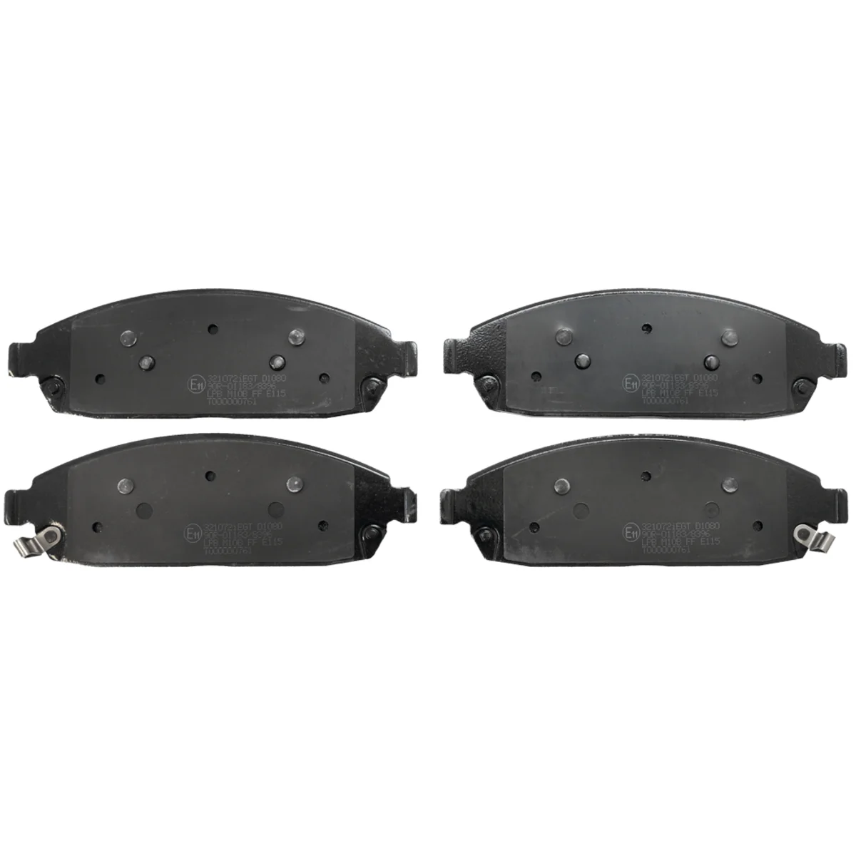 Bremseklossesett, Framaxel