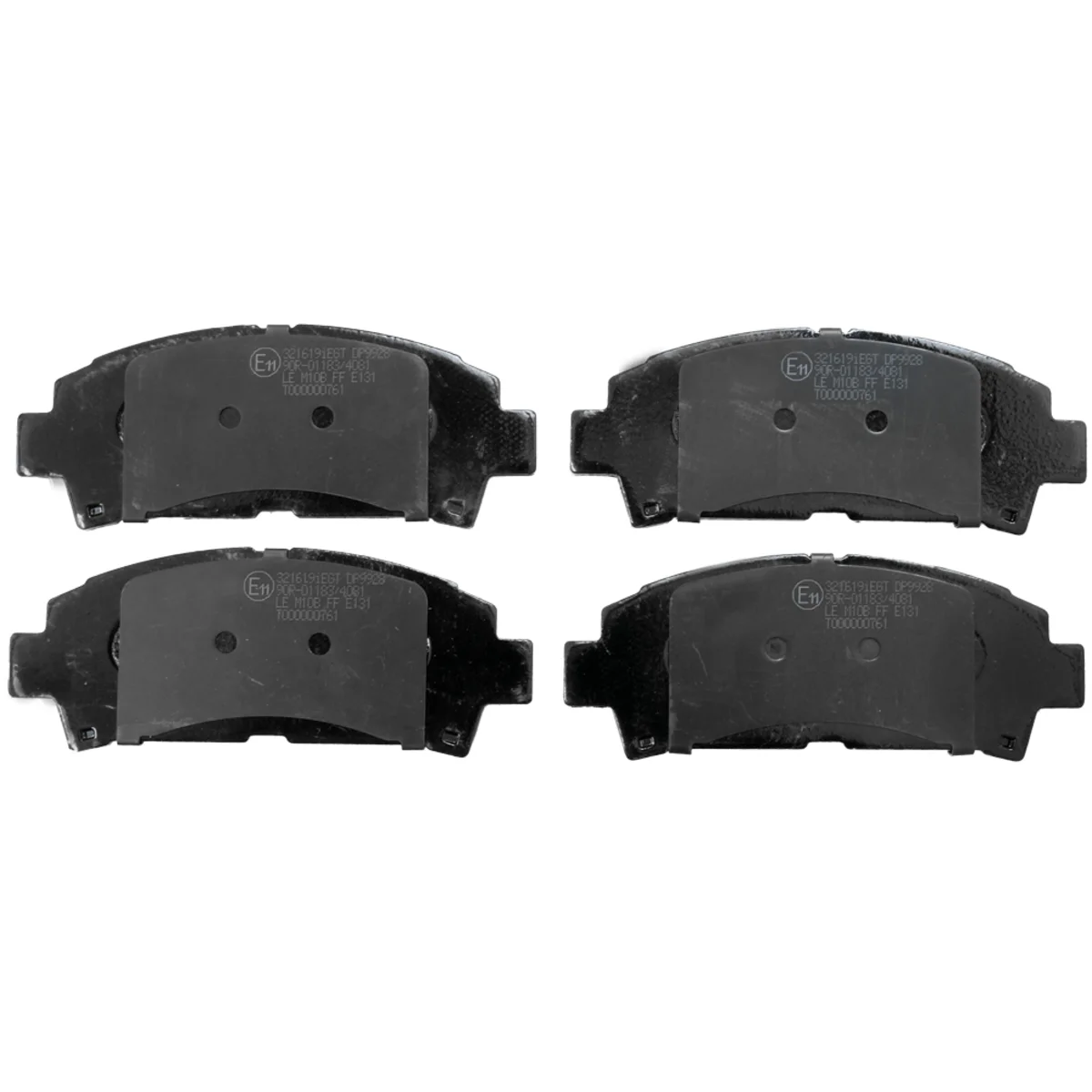 Bremseklossesett, Framaxel