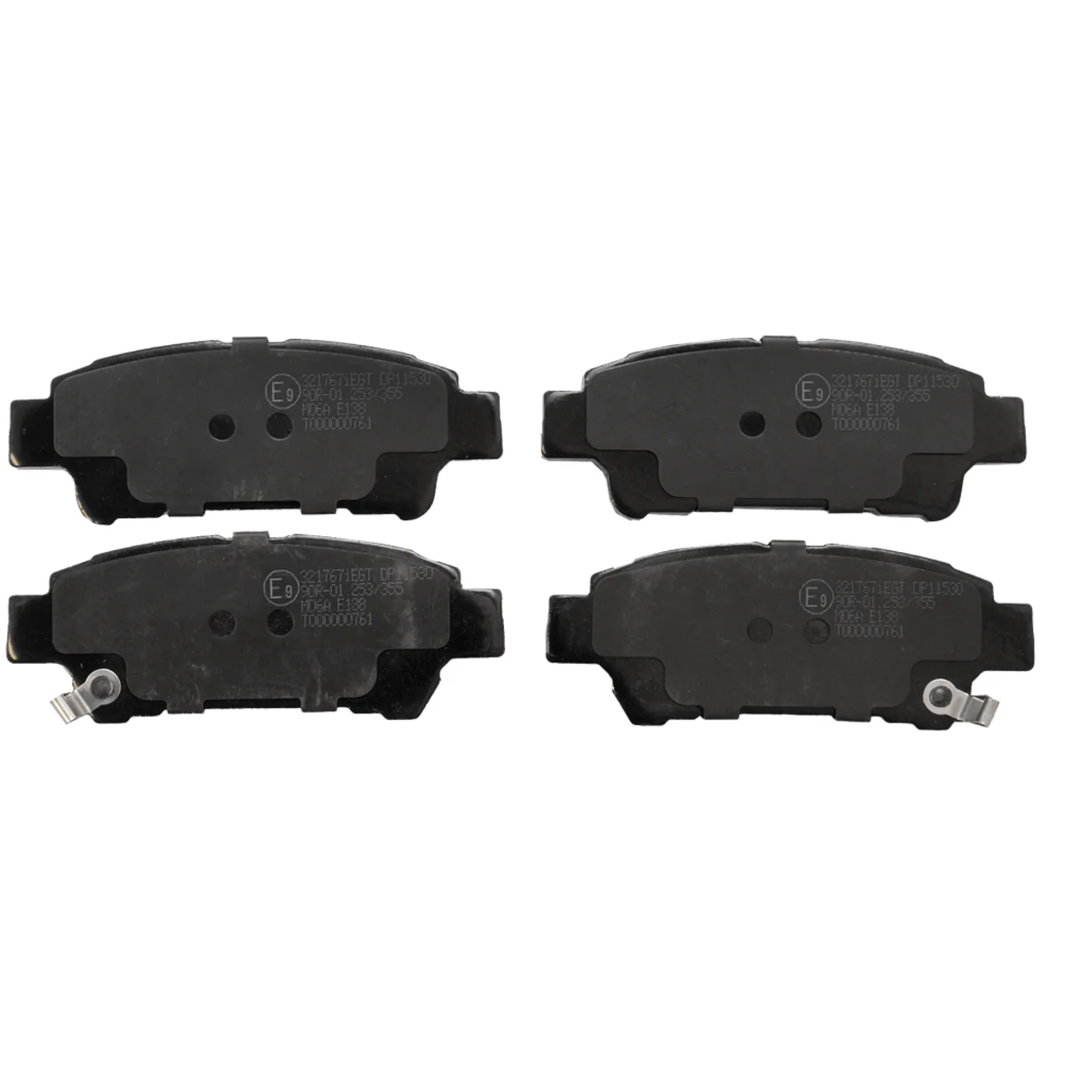 Bremseklossersett, Bakaksel