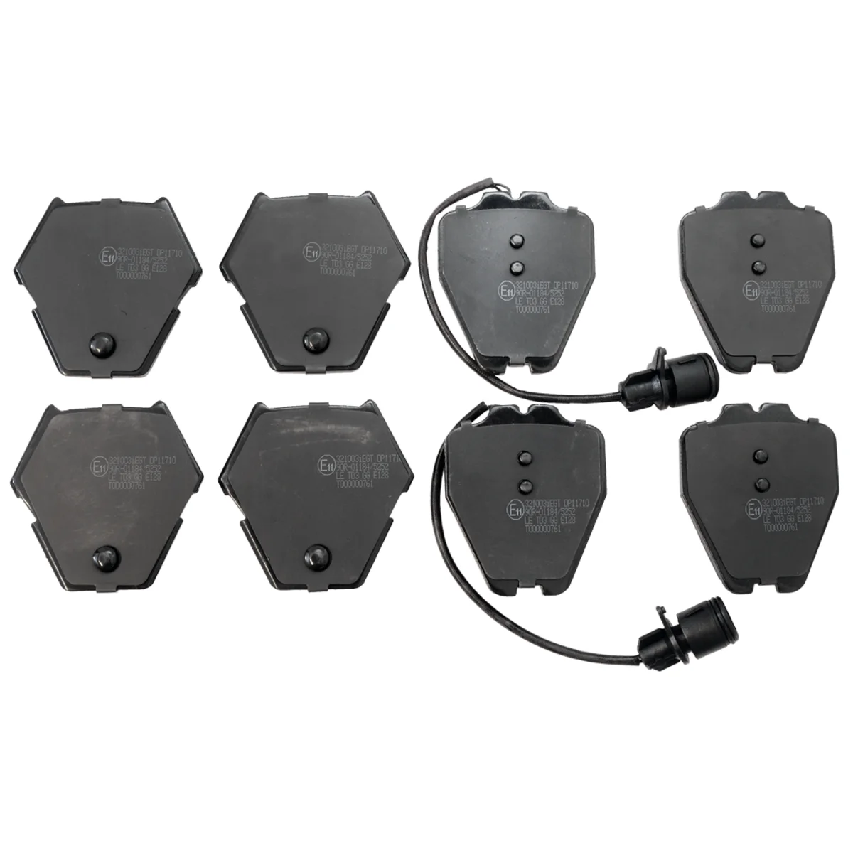 Bremseklossesett, Framaxel