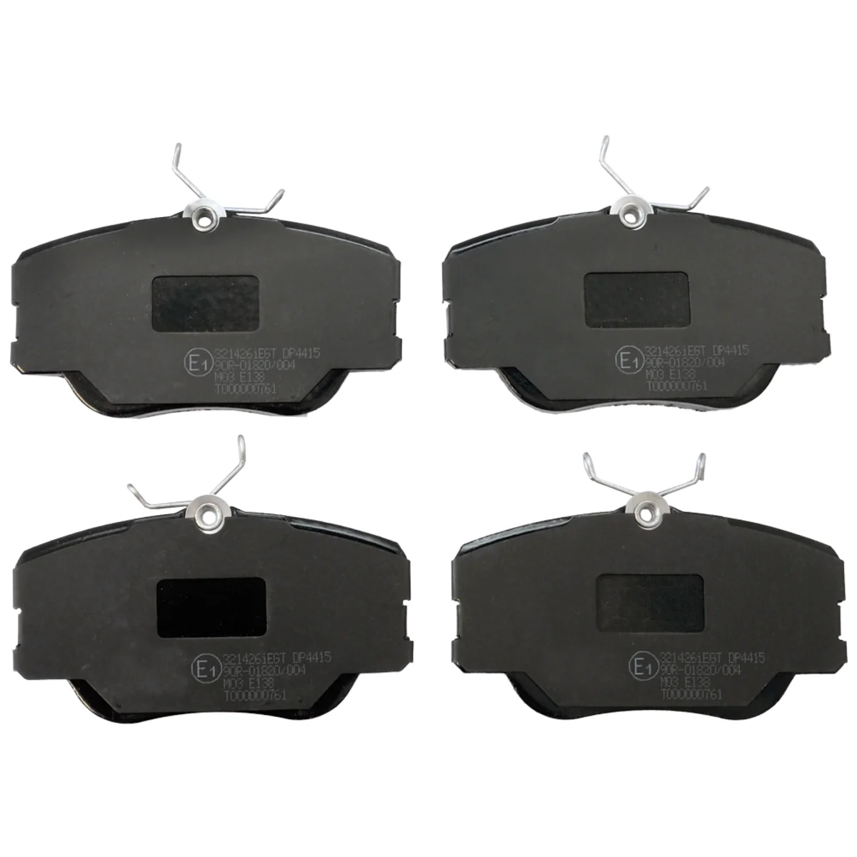 Bremseklossesett, Framaxel