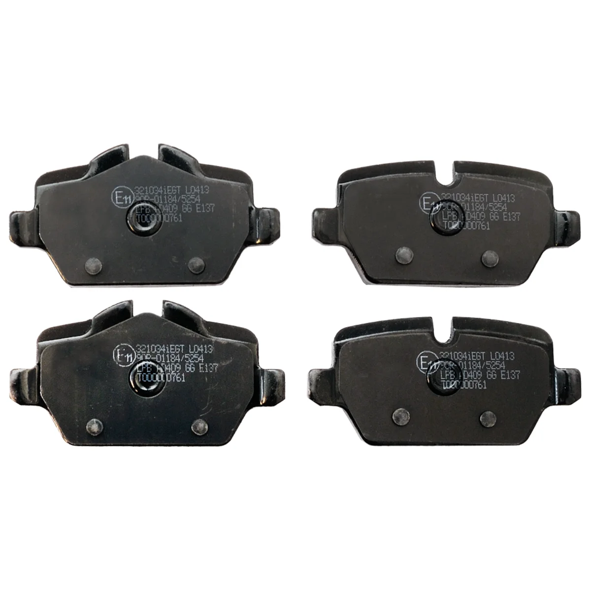 Bremseklossersett, Bakaksel