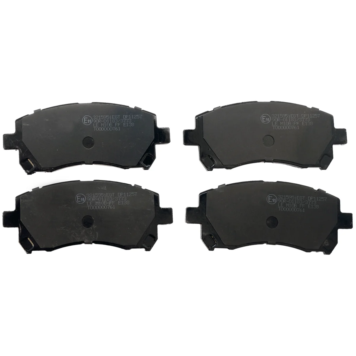 Bremseklossesett, Framaxel