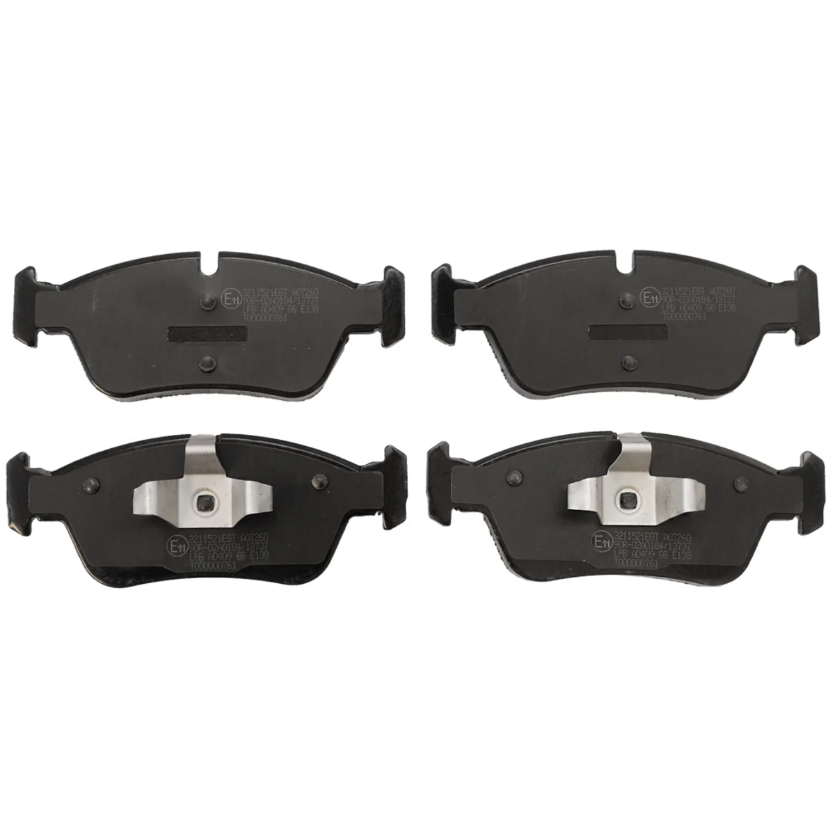 Bremseklossesett, Framaxel