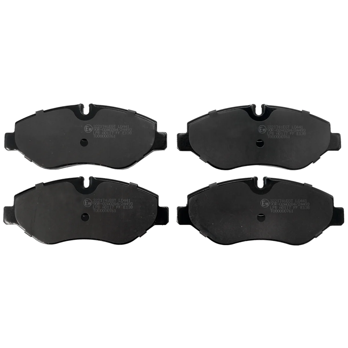 Bremseklossesett, Framaxel