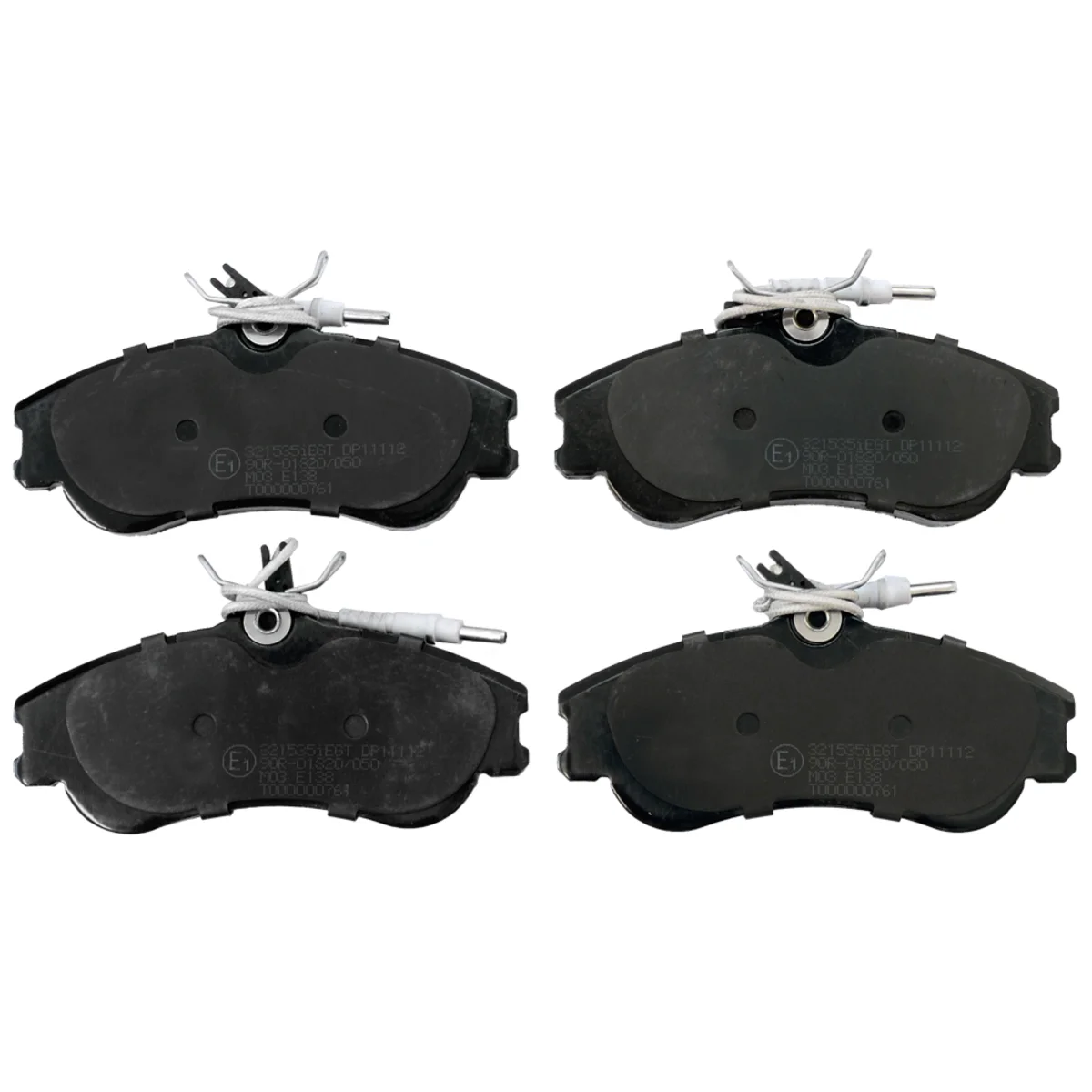 Bremseklossesett, Framaxel