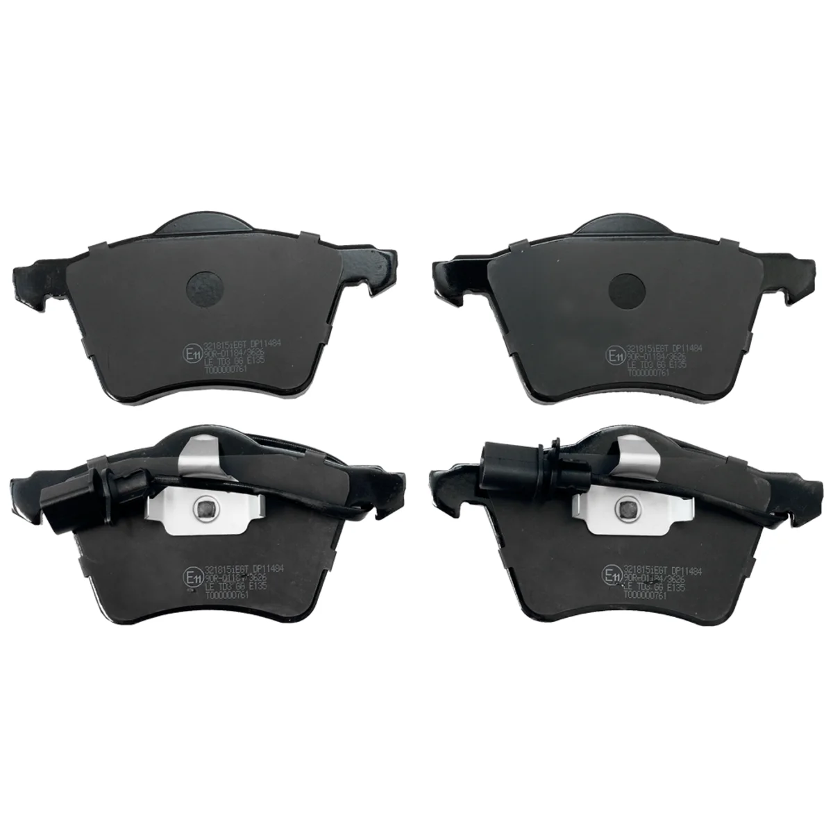 Bremseklossesett, Framaxel