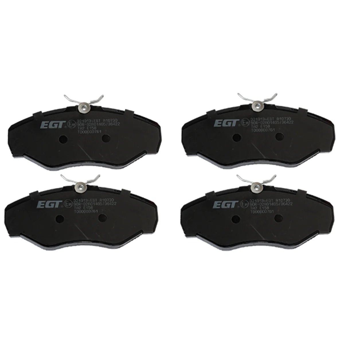 Bremseklossesett, Framaxel