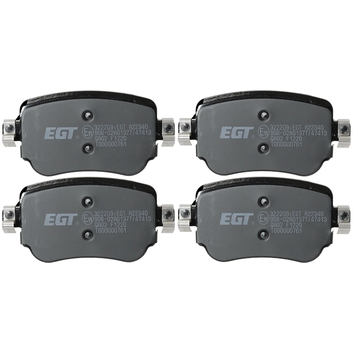 Bremseklossersett, Bakaksel