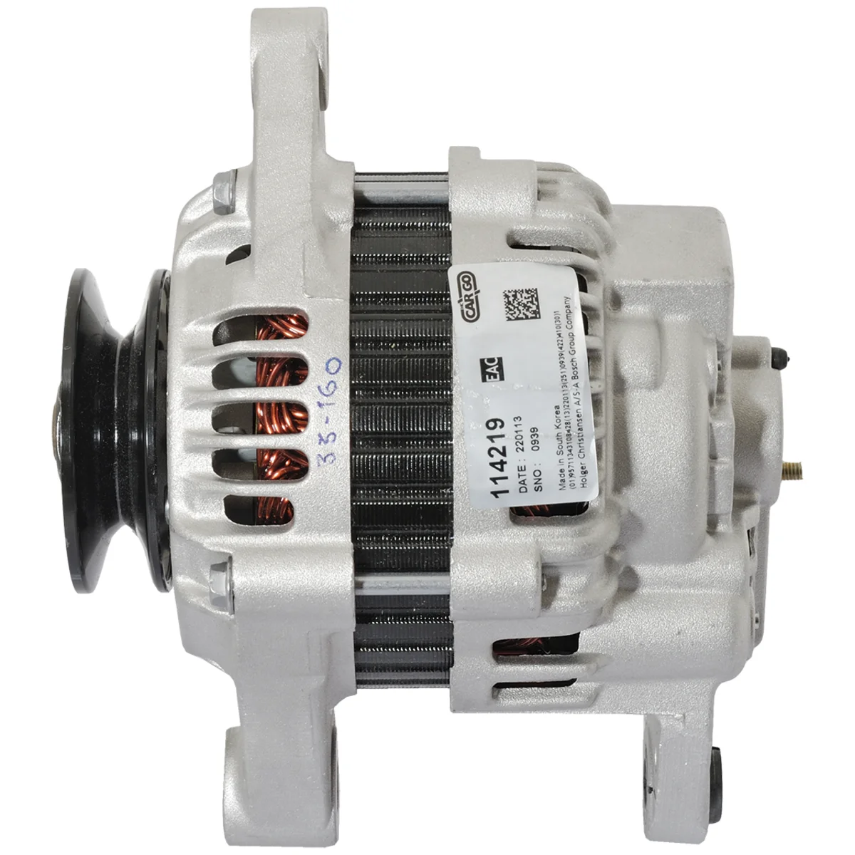 Dynamo 12V-50A til Kubota