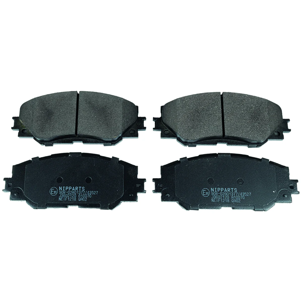 Bremseklossesett, Framaxel