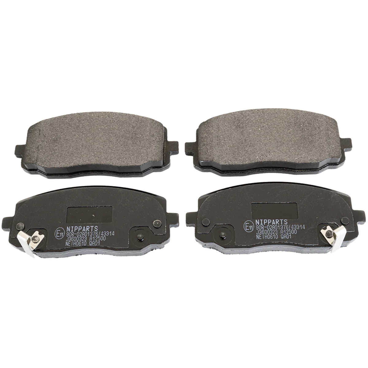 Bremseklossesett, Framaxel