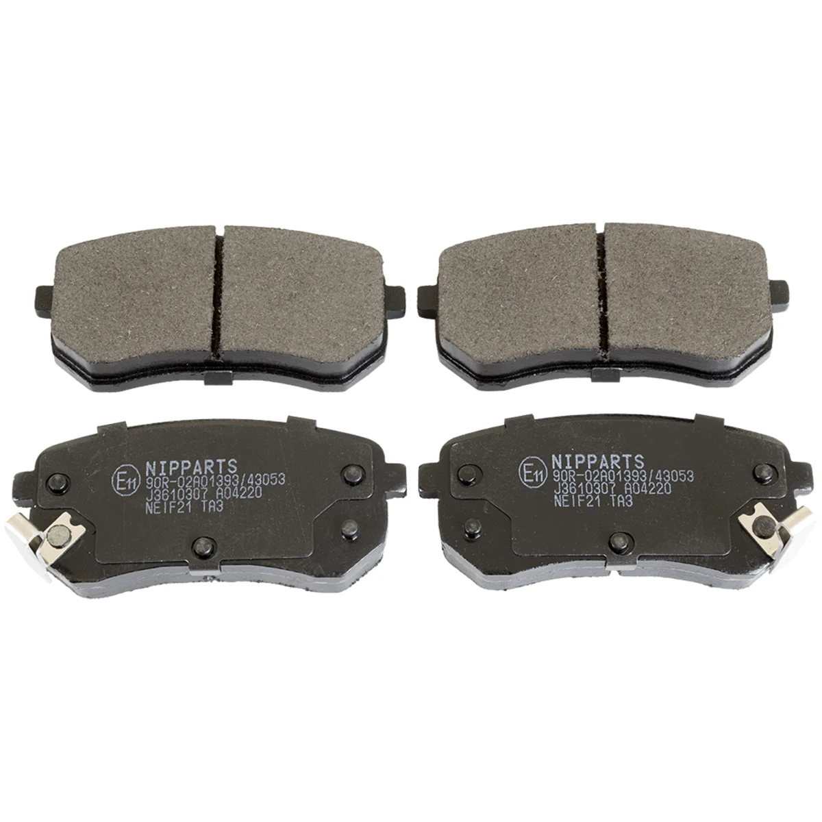 Bremseklossersett, Bakaksel