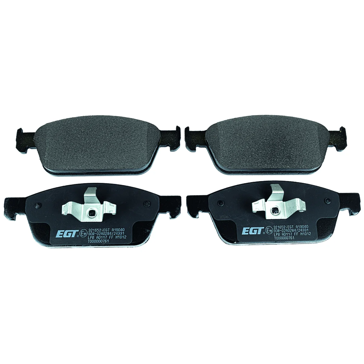 Bremseklossesett, Framaxel