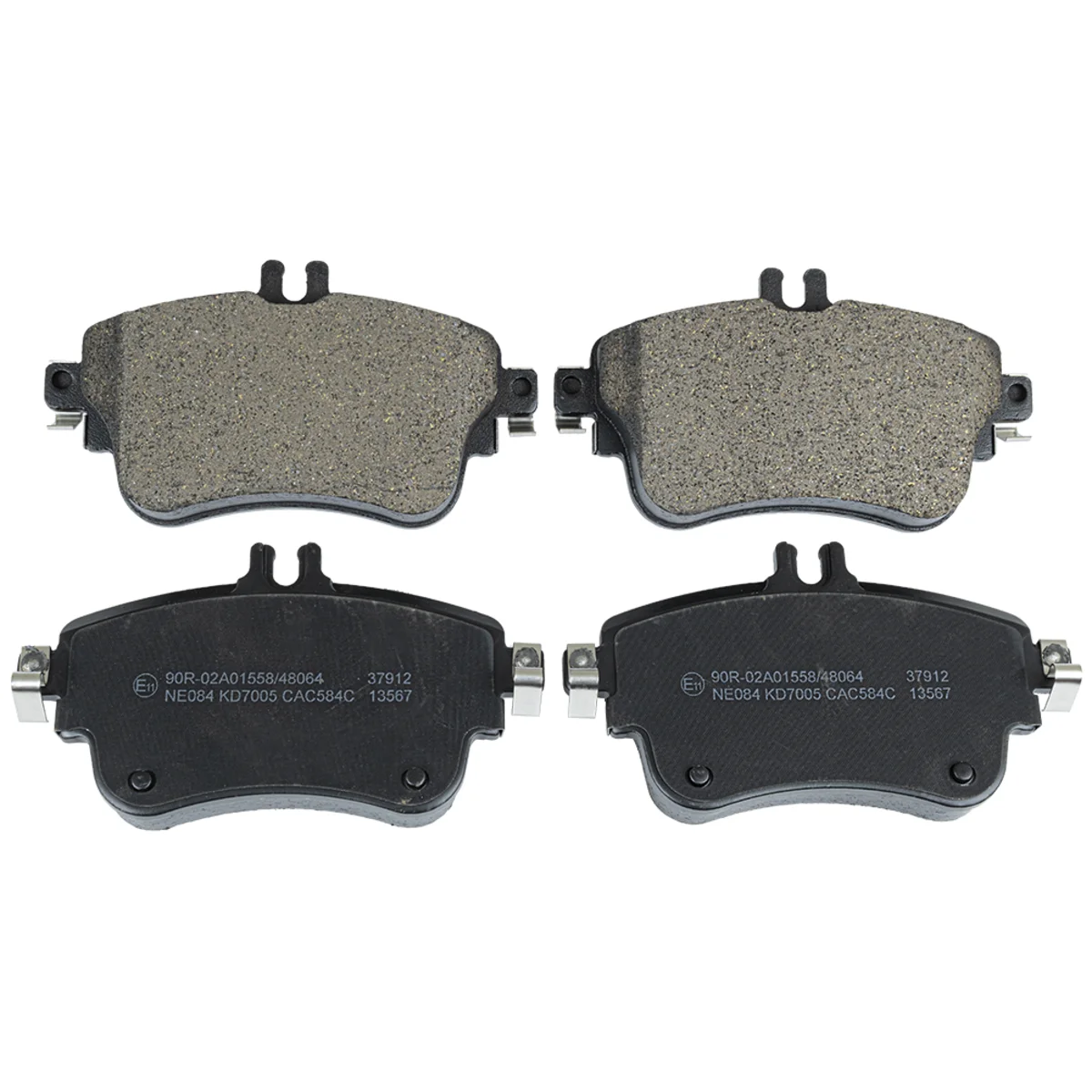 Bremseklossesett, Framaxel