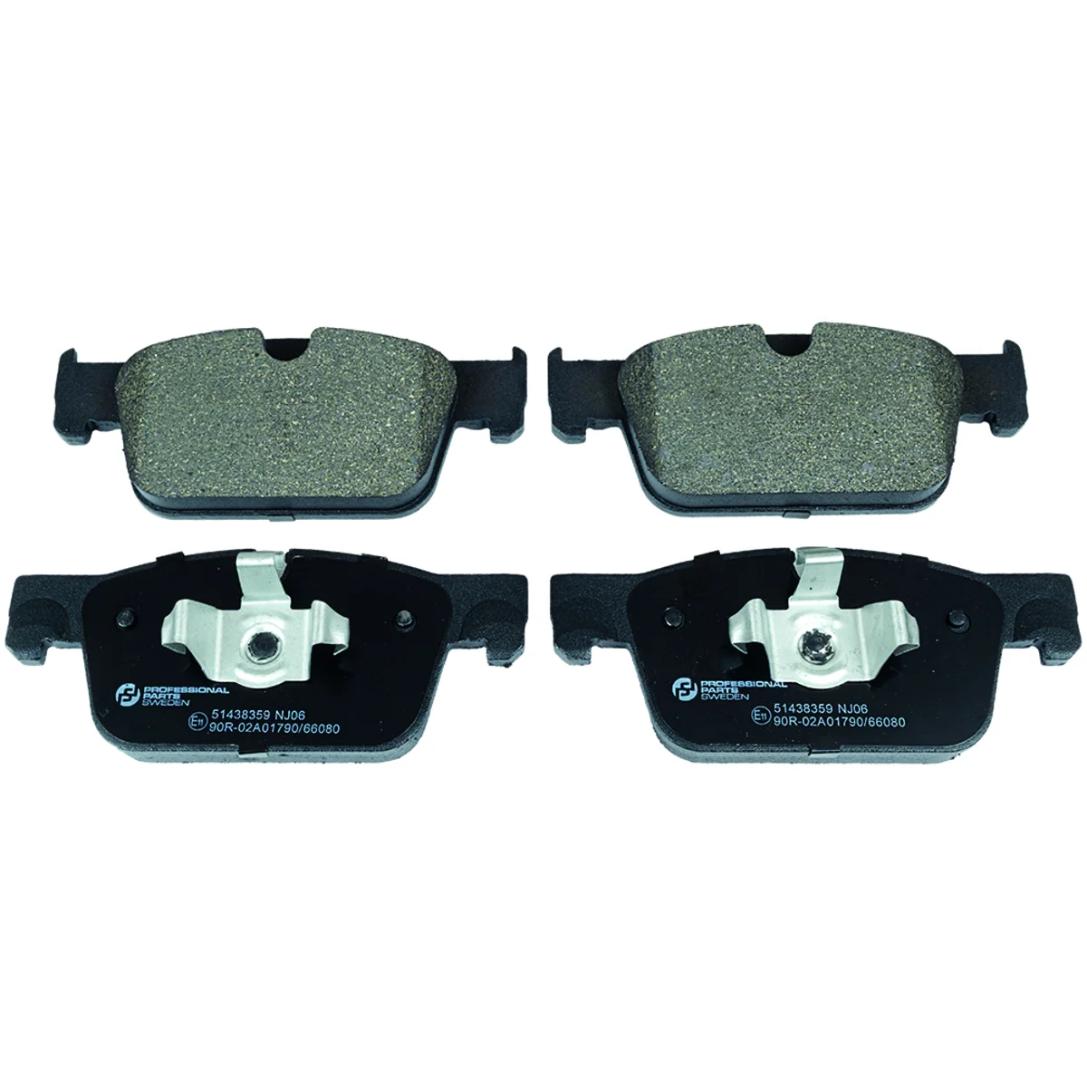 Bremseklossesett, Framaxel