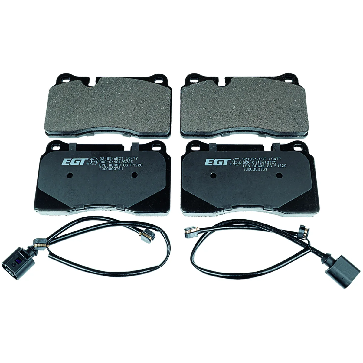 Bremseklossesett, Framaxel