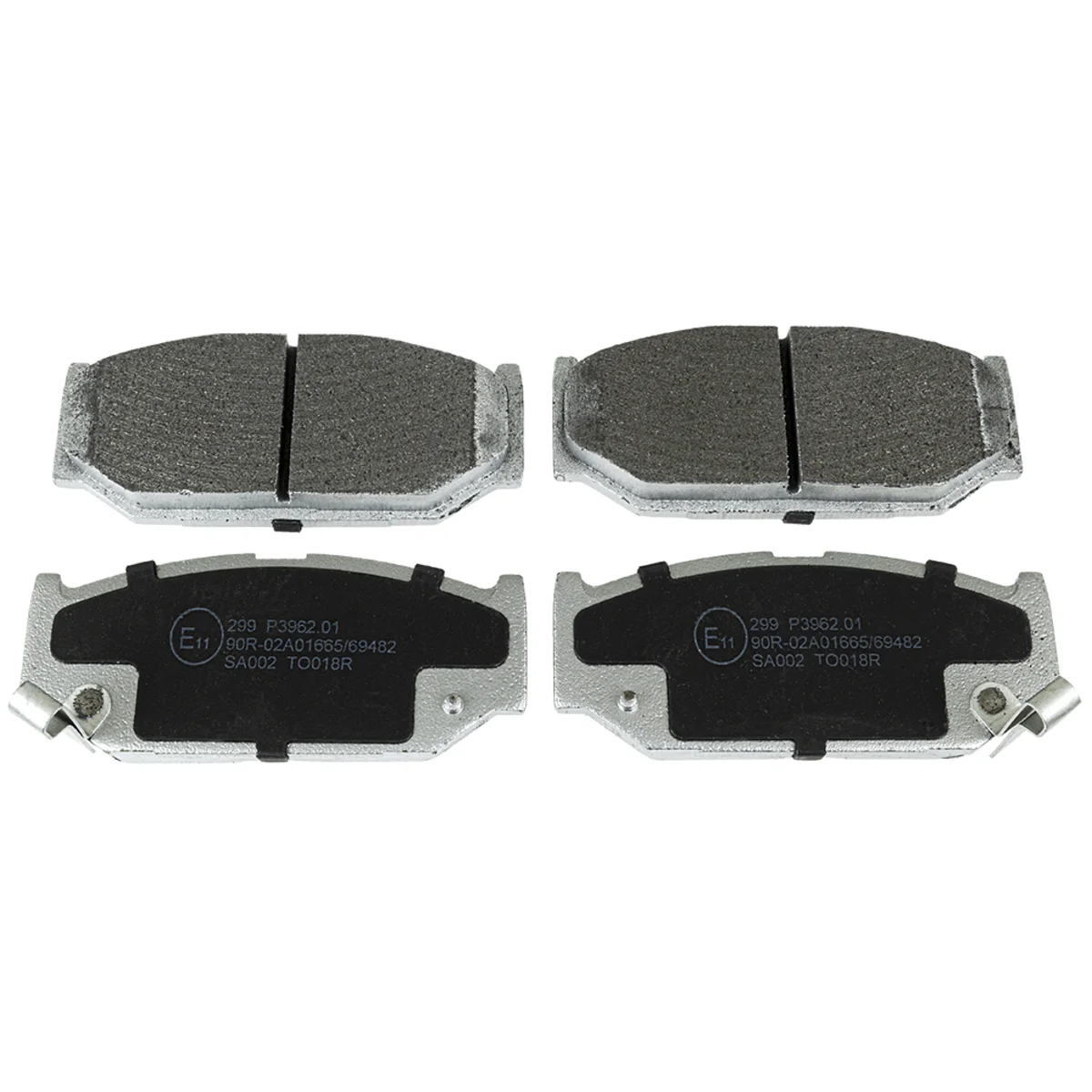 Bremseklossesett, Framaxel