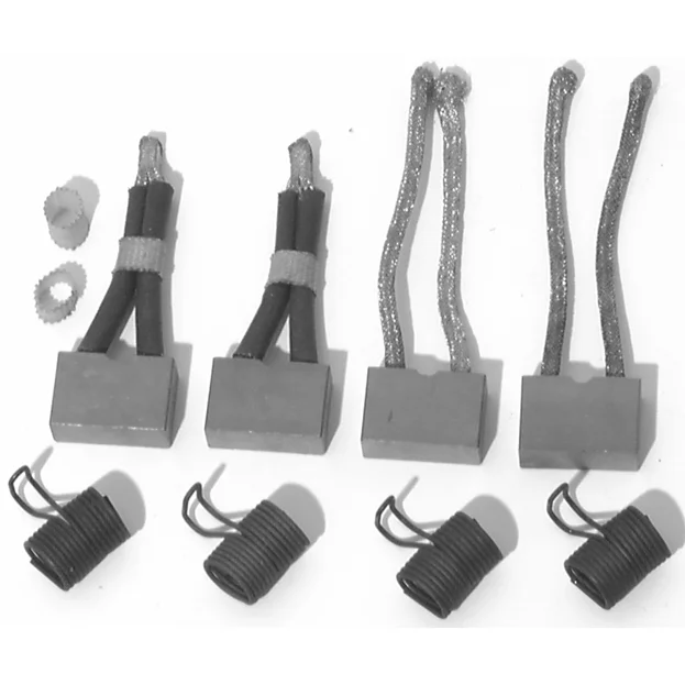 Kullbørstesett + Fjær