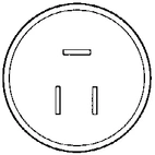 Glødeplugg i stikkontakt 3-pins Dynamo