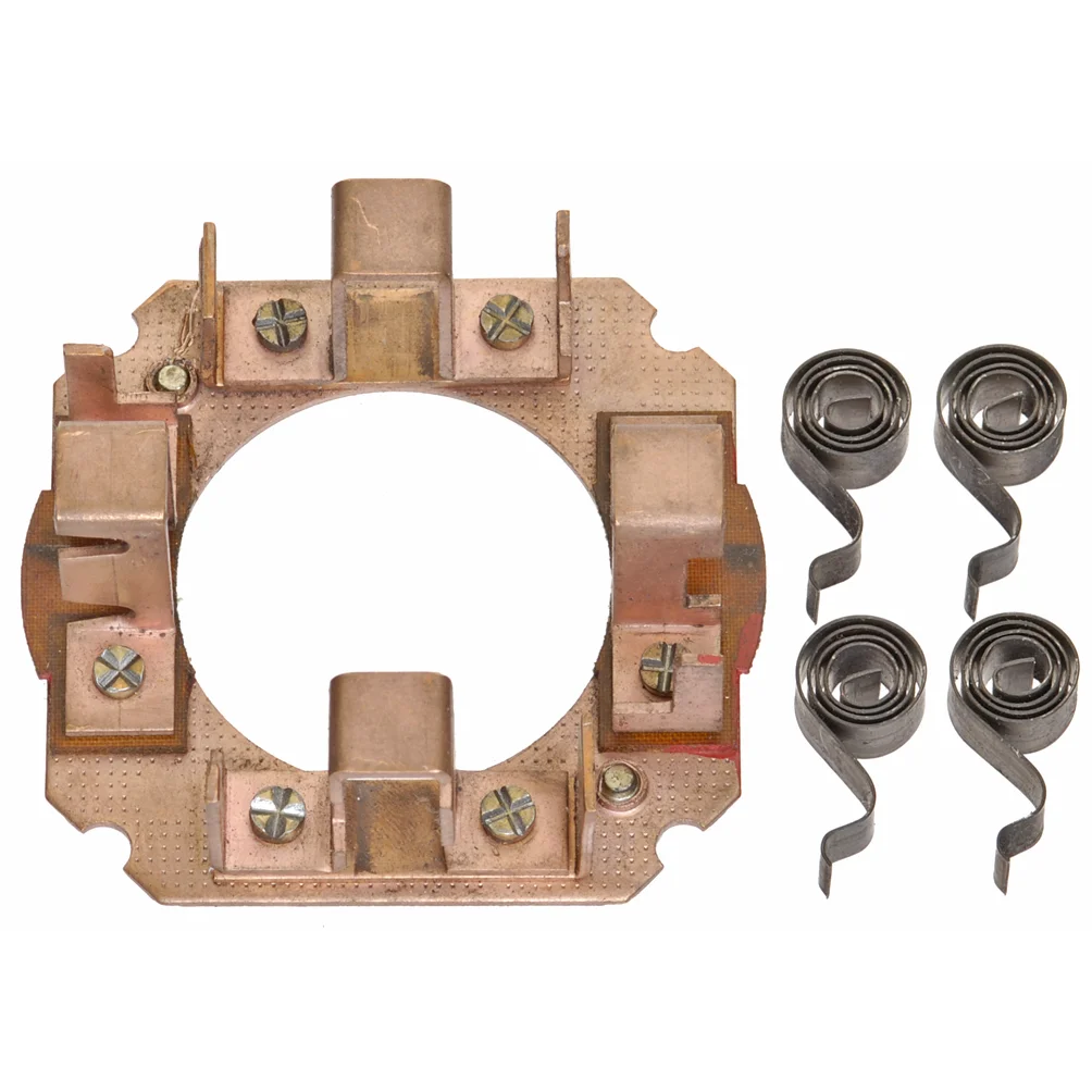 Børsteholderplate + fjær