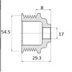 Reimhjul 6s 17x54x29