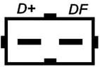 Dynamo 12V-115A passer Volvo