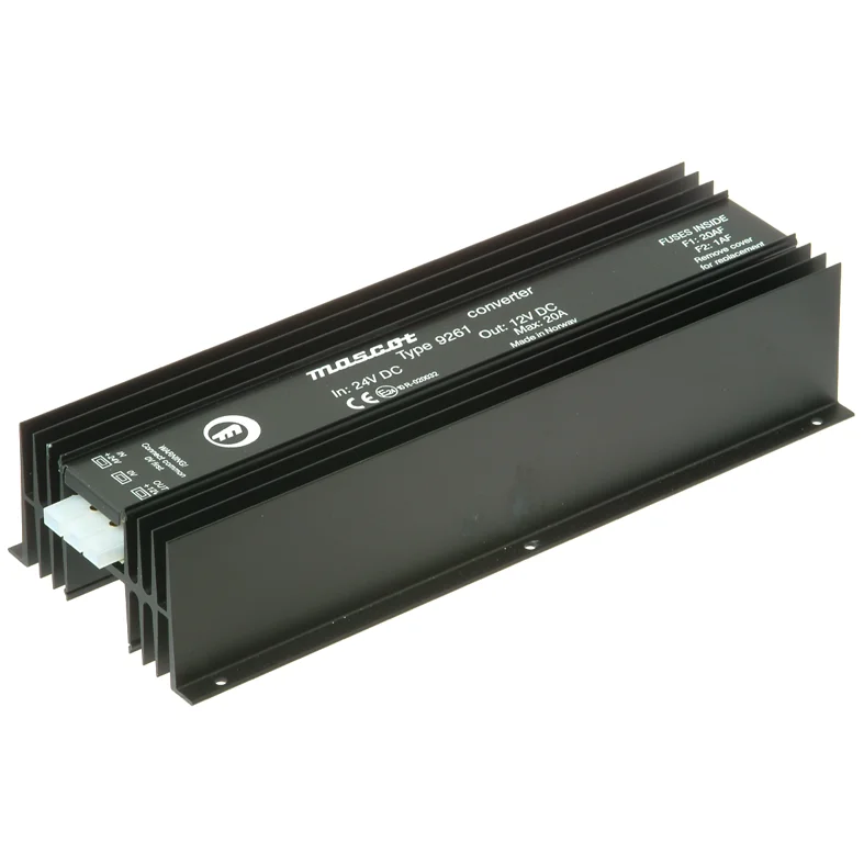 Spenningsomformer 24>12V/20A