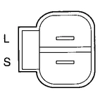 Spenningsregulator Mits. A866X 00179, Mazda