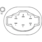 Spenningsregulator ND 026000-3500