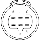 Spenningsregulator 12V, ND 026000-4070