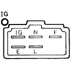 Spenningsregulator 026000-1670, 24V