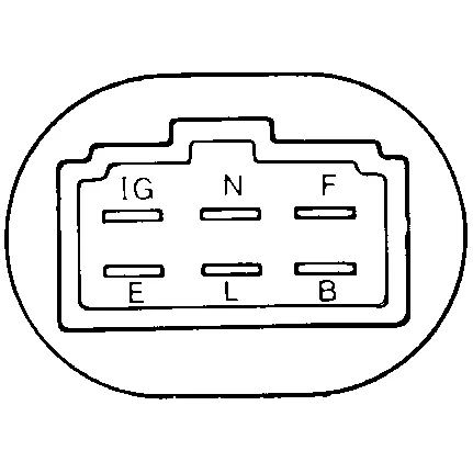 Spenningsregulator ND 026000-0400, 12V