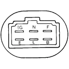 Spenningsregulator ND 026000-0400, 12V