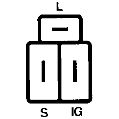 Spenningsregulator ND 126000-0270, Isuzu
