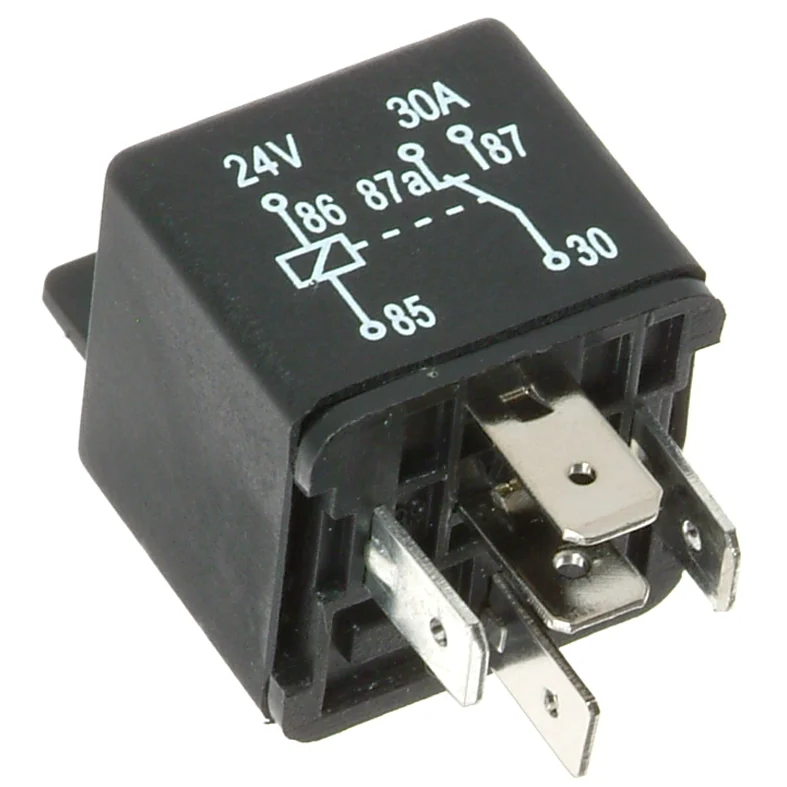 Minirelay 24V-10/20A, 5 stifter