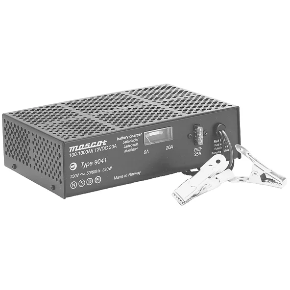 Batterilader, 12V-20A/24V-10A