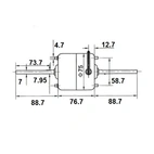 Kompresjonsvifte 24V Universell