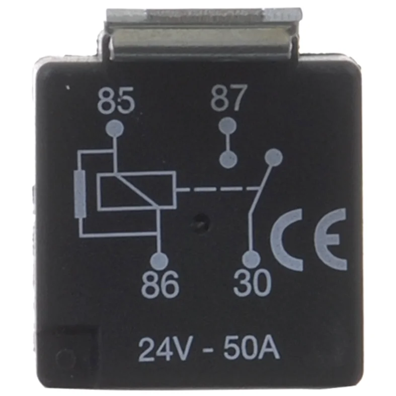 Mini-relé 4 stifter, 24V-50A, Resi