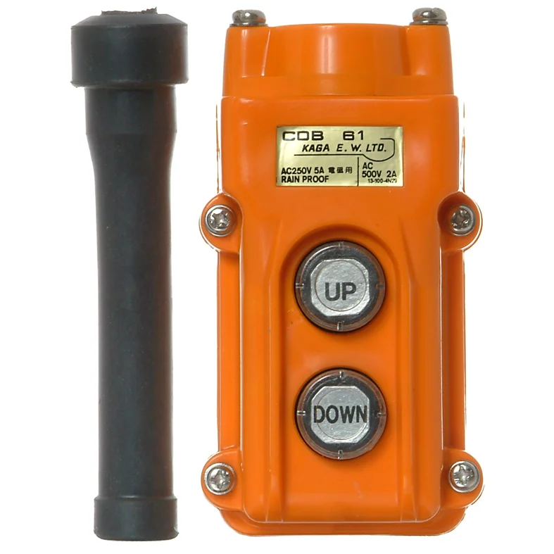 Betjeningskasse 2 trykknapper.