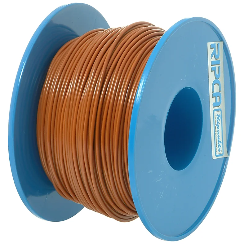 Kabel 1x1,5 mm² x 100 m/L. Brun