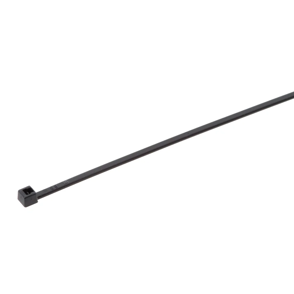 Sikringsbånd svart 135x2,5 mm, 100 stk