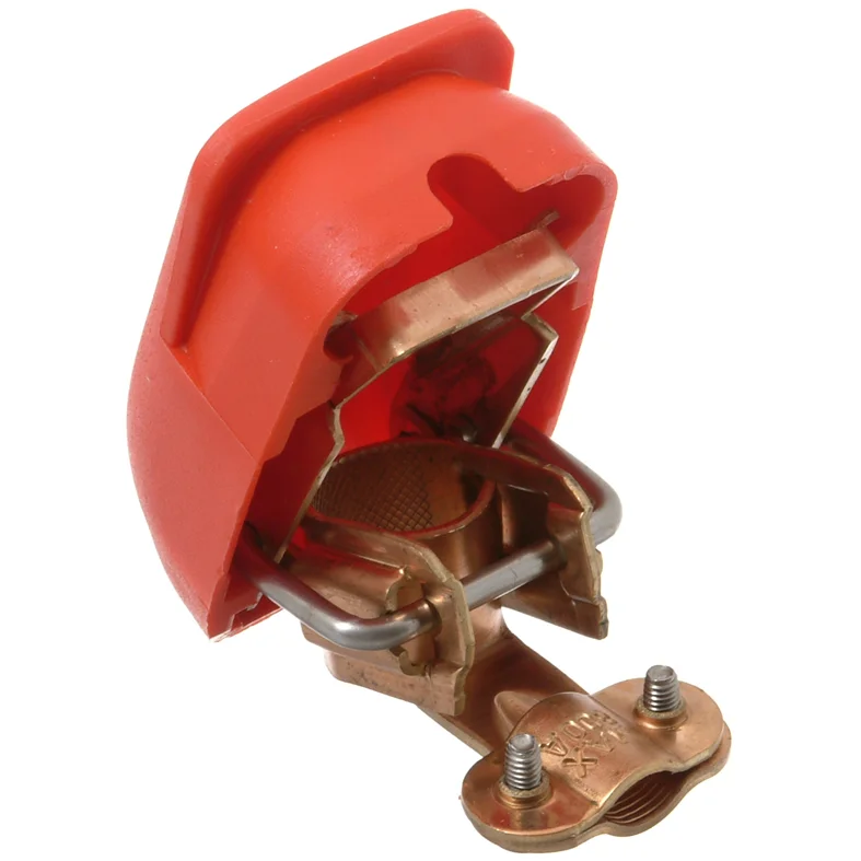 Batteripolsbeskyttelse raskkobling rød