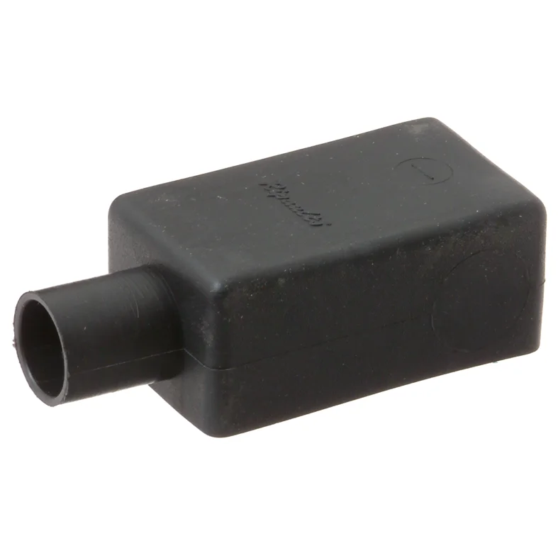 PVC-hylse rett polsk svart 10 stk