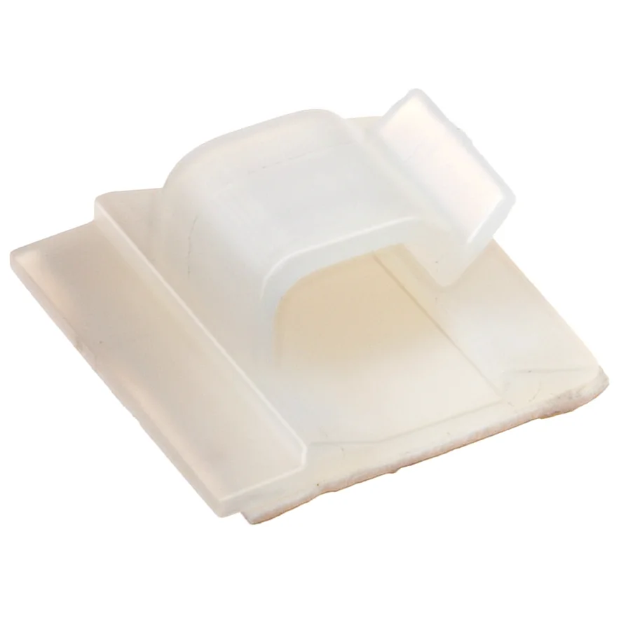 Kabelklemme selvklebende 8 mm, 100 stk