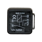 Minirelä 5 stift, 24V-20A, N/O