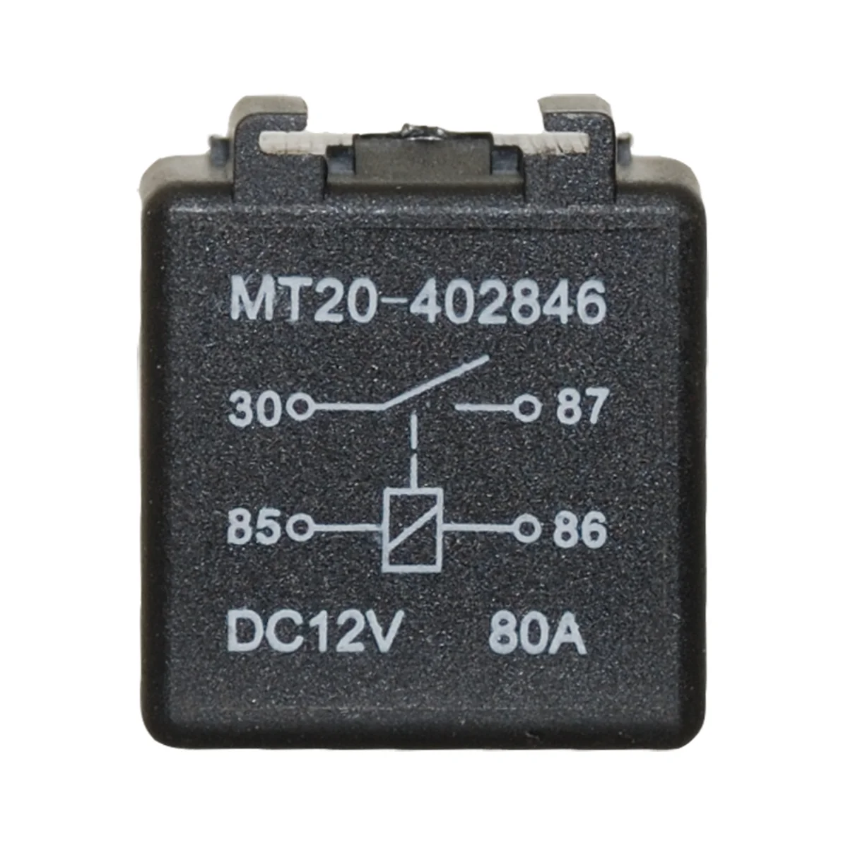 Mini-innslagsrelé HD 12V-80A, 4 pinner